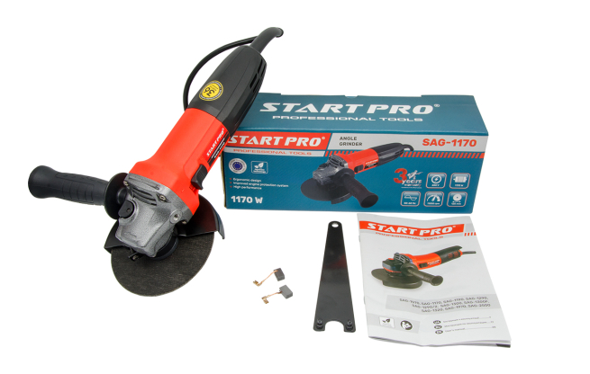 Углошлифовальная машина Start Pro SAG-1170 - Комплектация