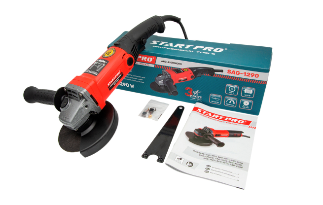 Углошлифовальная машина Start Pro SAG-1290 - Комплектация