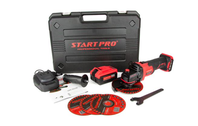 Шлифмашина угловая аккумуляторная Start Pro SAG-21/2B BRUSHLESS - Комплектация