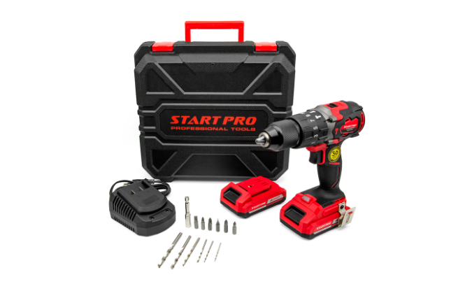 Шуруповерт акумуляторний Start Pro SCD2-21/2В BRUSHLESS - Комплектація