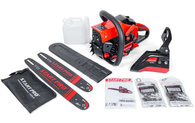 Бензопила цепная Start Pro SCS-5040L SUPER TOOTH - Комплектация