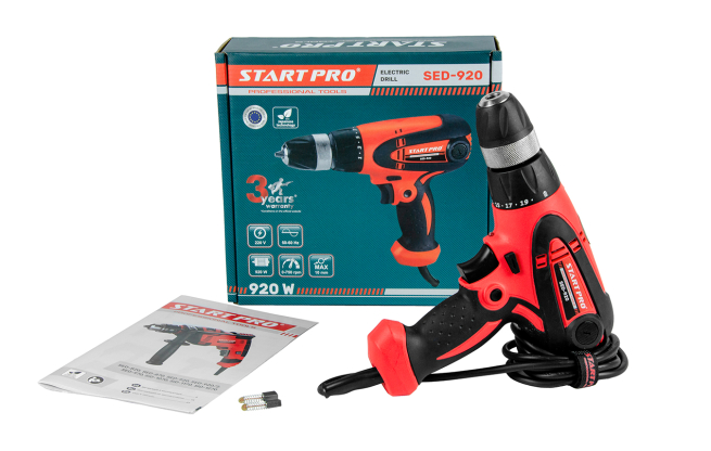 Дрель электрическая Start Pro SED-920 - Комплектация