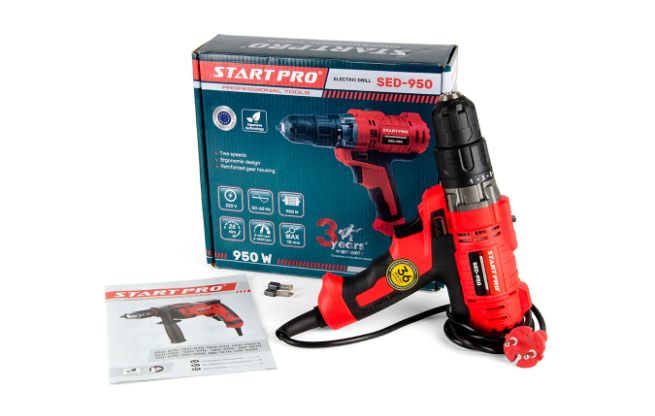 Мережевий шуруповерт Start Pro SED-950 - Комплектація