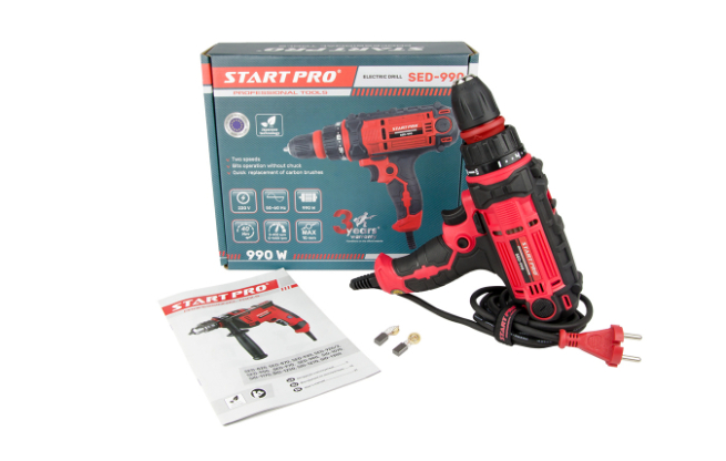 Мережевий шуруповерт Start Pro SED-990 - Комплектація